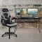 Flash Furniture Black Gaming Desk and Chair Set with Cup Holder BLN-X10D1904L-GY-GG - alternate 1